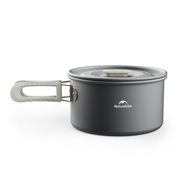 Набір посуду (2 каструлі, чайник, сковорідка) Naturehike CNK2450CF010, алюміній 6976507663281 фото