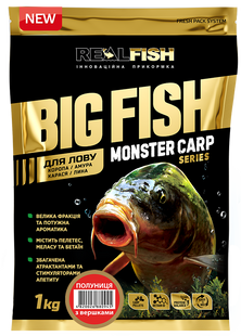Прикормка REAL FISH БІГ ФІШ Полуниця Полуниця БФ фото