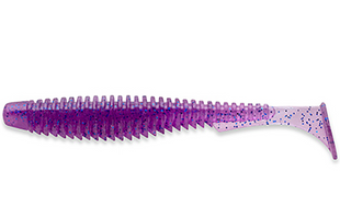 Виброхвост Fishup U-Shad 4" #014 Violet/Blue (ПОШТУЧНО) 10024103 фото