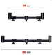 Набір стійок з телескопічними буз барами World4Carp Stand Kit Universal MAX 2 w227 фото 8
