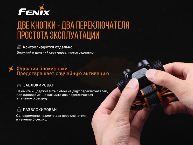 Фонарь налобный Fenix ​​HM65R HM65R фото