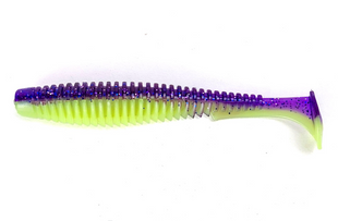 Виброхвост Fishup U-Shad 3" #221 - Violet Lime (ПОШТУЧНО) 10023217 фото