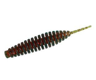 Черв'як Fishup Tanta 3.5" #019 Motor Oil/Red (ПОШТУЧНО) 10052214 фото