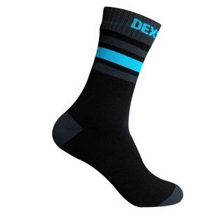 Носки водонепроницаемые Dexshell Ultra Dri Sports, р-р XL, с голубой полосой DS625W-ABXL фото