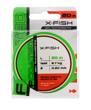 Флюорокарбон X-Fish FCoated 20m 0.20mm 3.7kg 1917.01.43		 фото