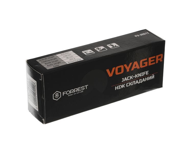 Ніж складаний Forrest Voyager JK01T Jack-Knife Titanium FV-JK01T фото