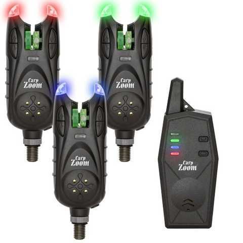 Набор сигнализаторов Carp Zoom Express K-280 bite alarm set, 3+1 CZ3122 фото