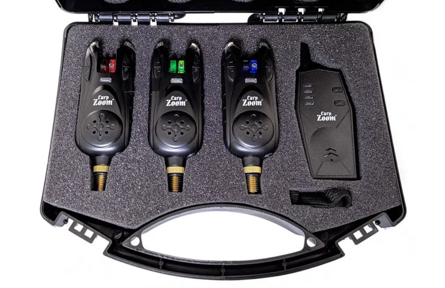 Набор сигнализаторов Carp Zoom Express K-280 bite alarm set, 3+1 CZ3122 фото