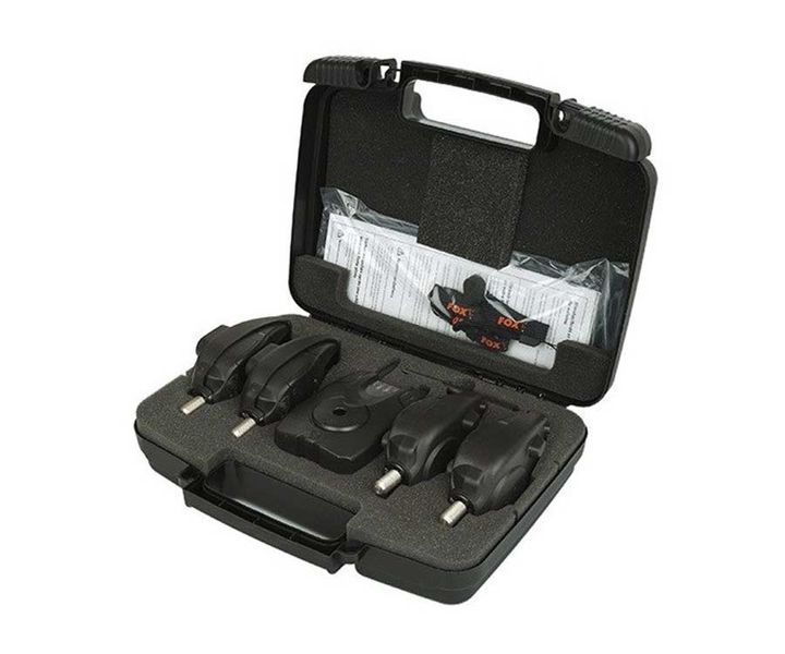 Набір електронних сигналізаторів клювання FOX Micron MX 4 Rod Set CEI193 фото
