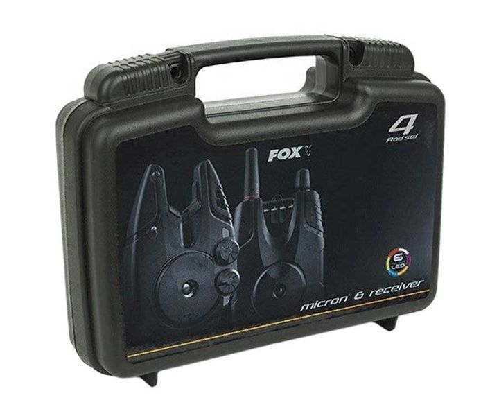 Набір електронних сигналізаторів клювання FOX Micron MX 4 Rod Set CEI193 фото