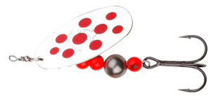 Блешня Savage Gear Caviar Spinner #4 18.0 g 04-Fluo Orange & Silver 18540563 фото