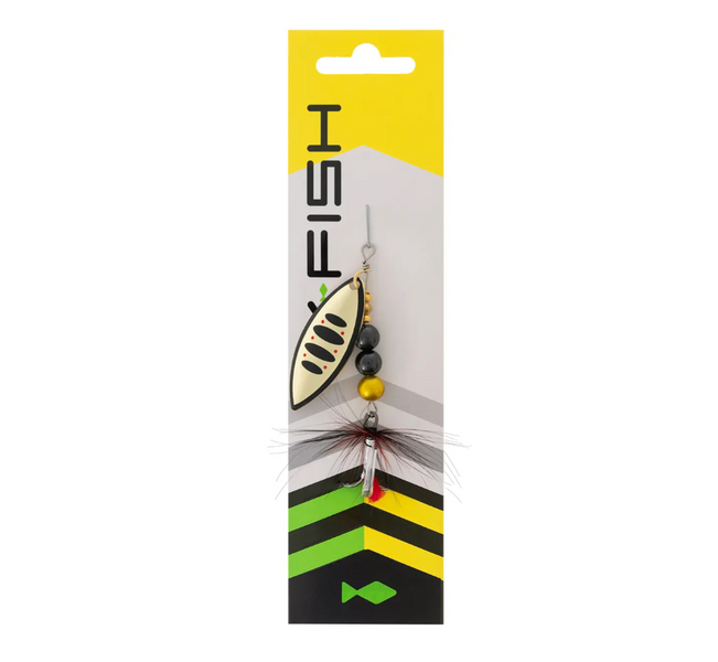Блешня X-Fish Orbit №3 10g Nikel gold 19170714 фото