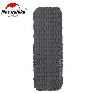 Матрац туристичний надувний одномісний Naturehike FC-10 NH19Z001-P, 195х59х65 мм, графітовий для кемпінгу 6927595735336 фото