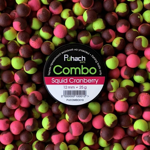 Puhach Baits Combo 15 mm - Squid Сranberry (Кальмар/Клюква), 40g PUCOMBO057 фото