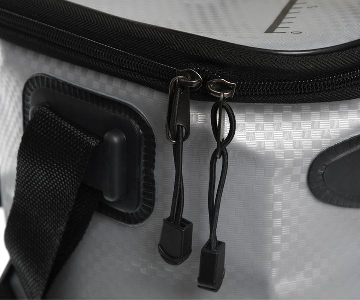 Сумка для риби з лінійкою Flagman Gray EVA Bag 25л 39x24x21см FGEVA016 фото