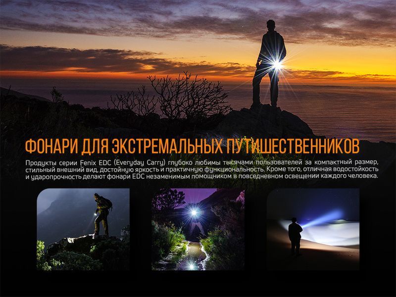 Фонарь ручной Fenix ​​E09R E09R фото