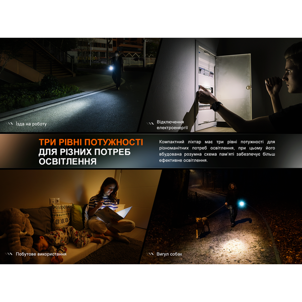Фонарь ручной Fenix ​​E12 V3.0 E12V30 фото