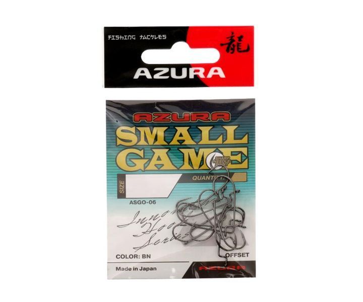 Крючки Azura Small Game Offset №12 ASGO-12 фото