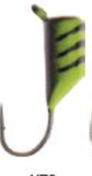 Мормишка вольфрамова Fishing ROI Циліндр 2,5mm XZ8 400-61-25-XZ8 фото