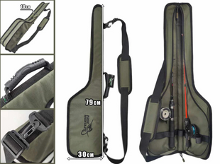 Чехол для зимних и бортовых удочек с катушкой ICE HUNTER (79х30х10см) AMN122662 фото
