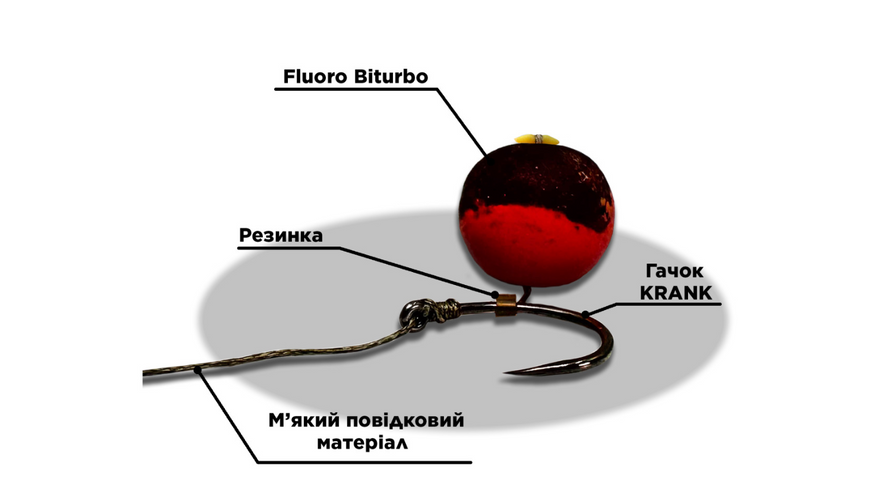 Преміум насадка BOUNTY FLUORO BITURBO STRAWBERRY 10мм 25FB0687 фото