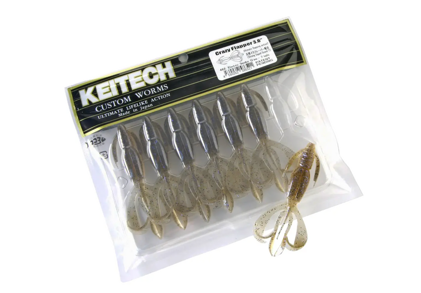 Силікон Keitech Crazy&nbsp;Flapper&nbsp;2.8" EA#21&nbsp;mystic&nbsp;june&nbsp;bug 15511281 фото