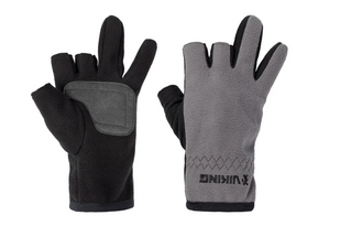 Перчатки Viking Fishing Ice Master Gloves L (fleece) 3 cut finger Grey-graphite 19190564 фото