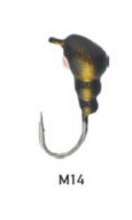 Мормишка вольфрамова Fishing ROI Мураха з петлею 3mm M14 400-13-3-M14 фото