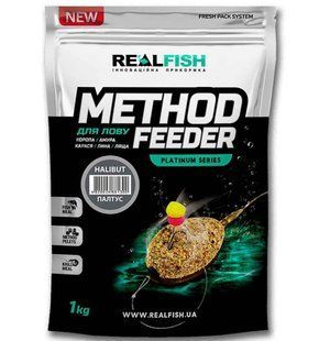 Прикормка для риболовлі REAL FISH Метод ПАЛТУС, 0,8 кг Метод ПАЛТУС фото