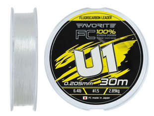 Флюорокорбон Favorite U1 FC 30m #1.5/0.205mm 6.4lb/2.89kg 1693.12.10		 фото