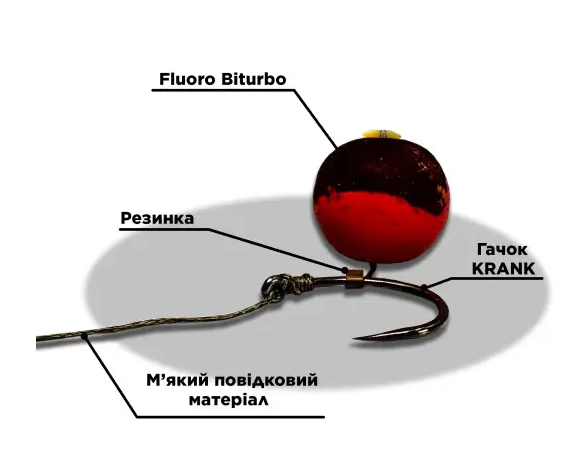 Премиум насадка BOUNTY FLUORO BITURBO BELACHAN TIGER NUT 12мм 25FB084 фото