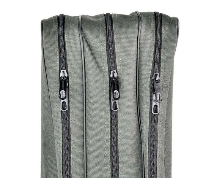 NS Triple Rod bag, 140x24x20cm - М"який чохол для 3-х коропових вудлищ з котушками, та додатковим карманом для руків"я підсака чи парасолі CZ4113 фото
