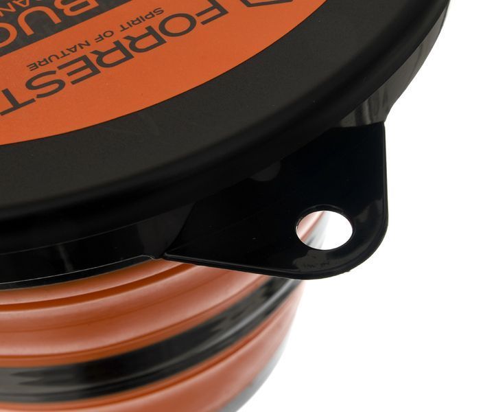 Ведро силиконове с крышкой Forrest Folding Bucket Orange with cover 5л FFB5O-C фото