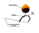 Премиум насадка BOUNTY FLUORO BITURBO BELACHAN TIGER NUT 12мм 25FB084 фото 2