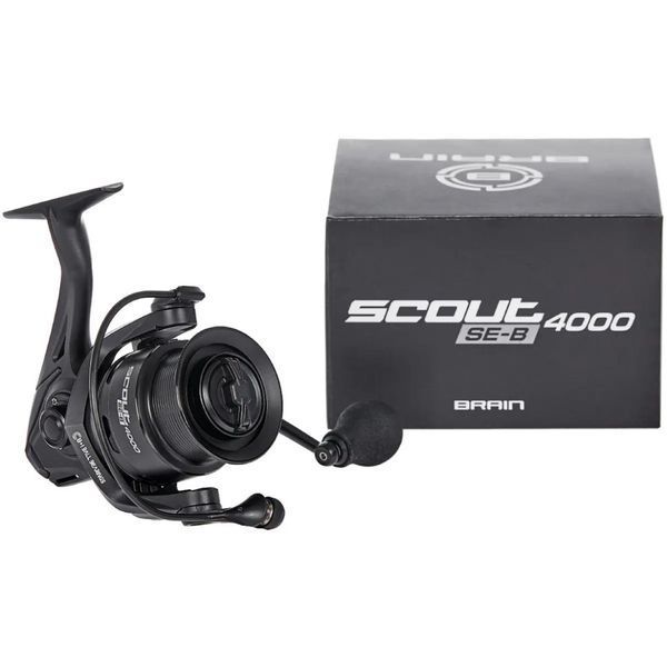 Котушка Brain Scout SE-B 4000S 8+1BB 4.9:1 Black 1858.46.40 фото