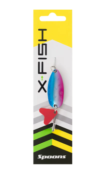 Блешня X-Fish Shiva 10.2g #04 Silver pink blue 1917.04.66		 фото