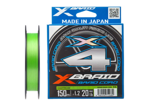 Шнур YGK X-Braid Braid Cord X4 150м #0.4/0.104мм 8lb/3.6кг 3200426002 фото