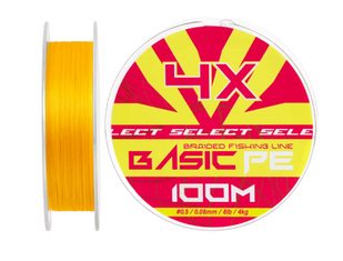 Шнур Select Basic PE Orange 150m #1.5/0.18mm 22lb/9.9kg 1870.27.75		 фото