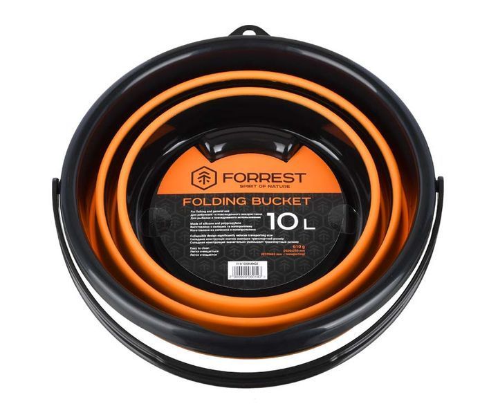Ведро Forrest Folding Bucket Orange 10л FFB10Orange фото