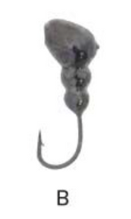 Мормишка вольфрамова Fishing ROI Мураха з отвором 3mm black nickle 400-14-3-B фото