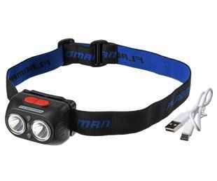 Налобний ліхтар Flagman HeadLamp White+UV (Purple) F0020094 фото