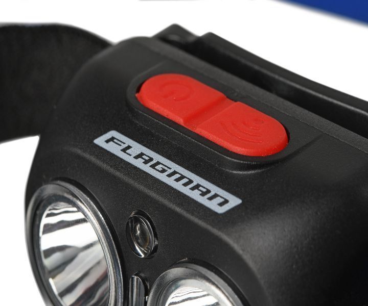 Налобний ліхтар Flagman HeadLamp White+UV (Purple) F0020094 фото