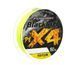 Шнур Flagman BlackFire PE X-4 150м 0.10мм Fluo Yellow X4B-010 фото 1
