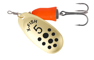 Блешня X-Fish Wolf №5 12,5g Gold fire red 1917.05.58		 фото