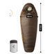 Спальник з натуральним пухом Naturehike Snowbird CNK2550WS014, p-р L, темно-коричневий 400 г 6927595784396 фото 7