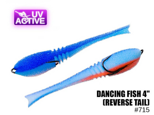 Поролонова рибка Dancing Fish 4" (Reverse Tail) #715 PR715 фото