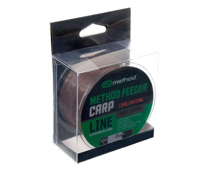 Жилка Carp Pro Method+ Method Feeder Carp Dark Brown 300м 0.35мм CP4730-035 фото