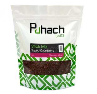 Puhach Baits Premium Line Stick Mix 1 kg - Squid Сranberry (Кальмар/Журавлина) PUSM003 фото