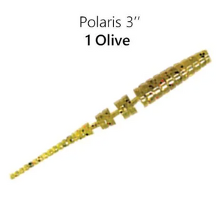 Силикон Polaris Crazy Fish 3" 24-68-1-6 кальмар 24-68-1-6 фото