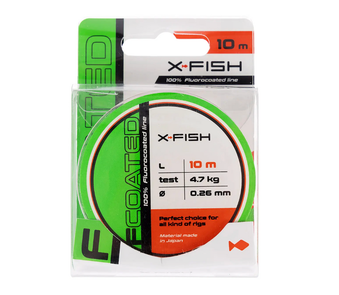 Флюорокарбон X-Fish FCoated 10m 0.26mm 4.7kg 19170126 фото